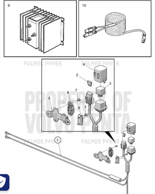 Order VOLVO PENTA 23492257 Wiring Harness