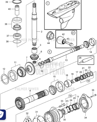 Order VOLVO PENTA 23548868 Lower Gear