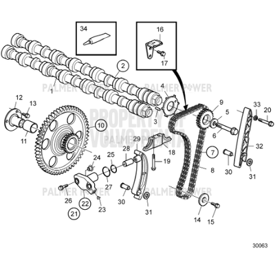 Order VOLVO PENTA 23594924 Kit | Timing Chain