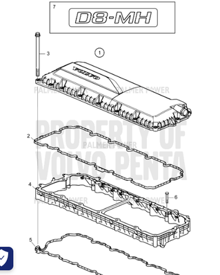 Order VOLVO PENTA 23678254 Decal