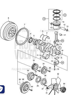 Order VOLVO PENTA 24426687 Pulley Order VOLVO PENTA 24426687 Pulley