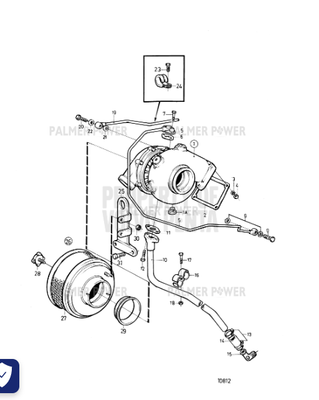 Order VOLVO PENTA 25167 Hollow Screw