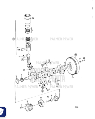 Order VOLVO PENTA 276752 Thrust Washer Kit