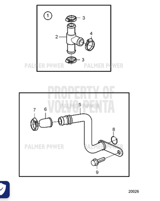 Order VOLVO PENTA 30713691 Pipe