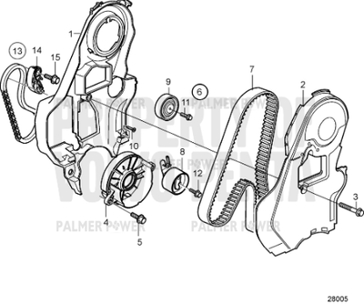 Order VOLVO PENTA 30757901 Belt Protector
