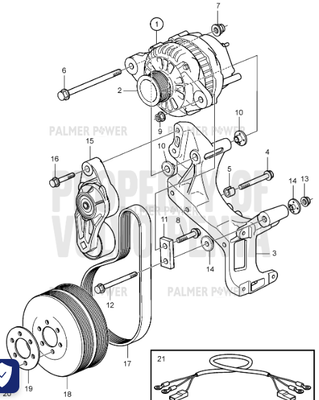 Order VOLVO PENTA 3183997 Stay