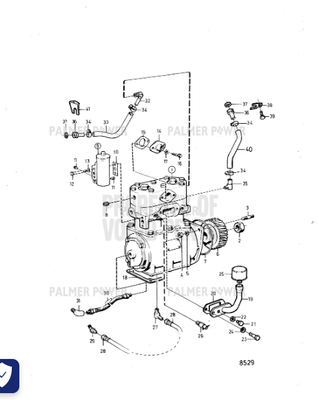 Order VOLVO PENTA 346938 Gasket