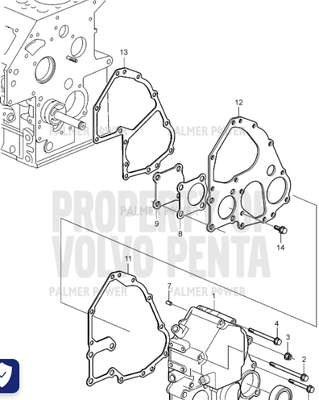 Order VOLVO PENTA 3580024 Clamping Pin