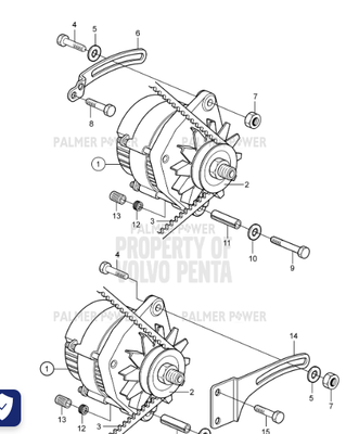 Order VOLVO PENTA 3580370 Tensioner