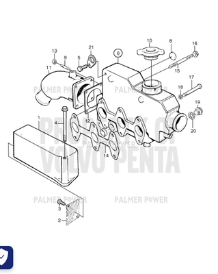 Order VOLVO PENTA 3580736 Heat Exchanger Housing Order VOLVO PENTA 3580736 Heat Exchanger Housing