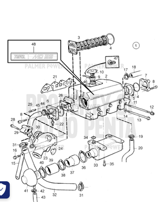 Order VOLVO PENTA 3580849 Gasket