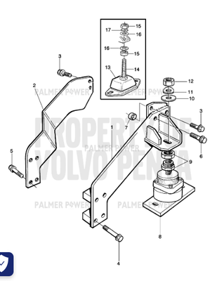 Order VOLVO PENTA 3581381 Bracket