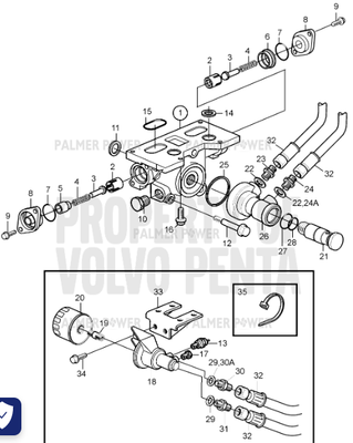 Order VOLVO PENTA 3581448 Oil Hose