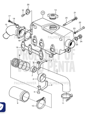 Order VOLVO PENTA 3581926 Heat Exchanger Housing Order VOLVO PENTA 3581926 Heat Exchanger Housing