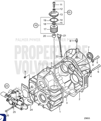 Order VOLVO PENTA 3582046 Gasket