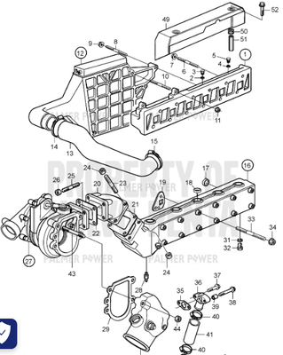 Order VOLVO PENTA 3583042 Protecting Casing
