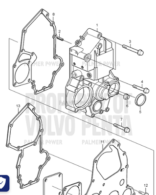 Order VOLVO PENTA 3583550 Timing Gear Casing Order VOLVO PENTA 3583550 Timing Gear Casing