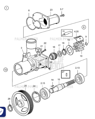 Order VOLVO PENTA 3583599 Pulley