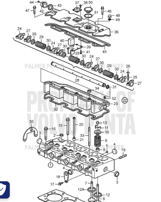 Order VOLVO PENTA 3584114 Valve Cover