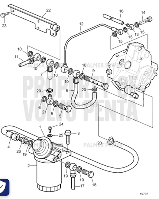 Order VOLVO PENTA 3584300 Hose