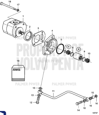 Order VOLVO PENTA 3586620 Hydraulic Pump