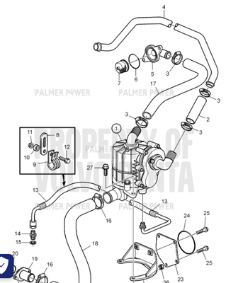 Order VOLVO PENTA 3587773 Bracket
