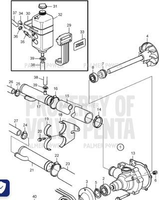 Order VOLVO PENTA 3588383 Pulley