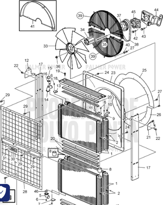 Order VOLVO PENTA 3589243 Fan Shroud Order VOLVO PENTA 3589243 Fan Shroud
