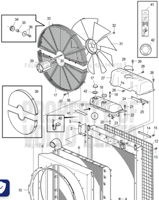 Order VOLVO PENTA 3594168 Fan