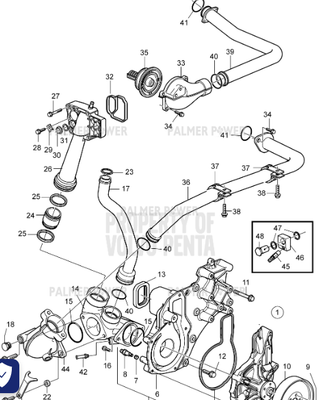 Order VOLVO PENTA 3594389 Pulley Wheel Order VOLVO PENTA 3594389 Pulley Wheel