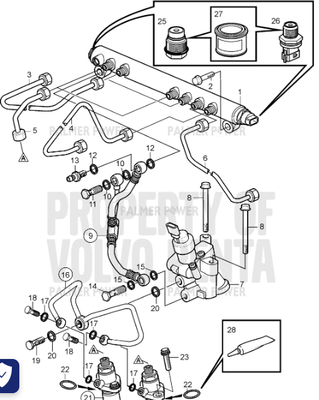 Order VOLVO PENTA 3801276 Injection Pump, Reman