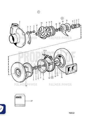 Order VOLVO PENTA 3802089 Turbocharger