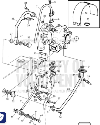 Order VOLVO PENTA 3802128 Turbocharger