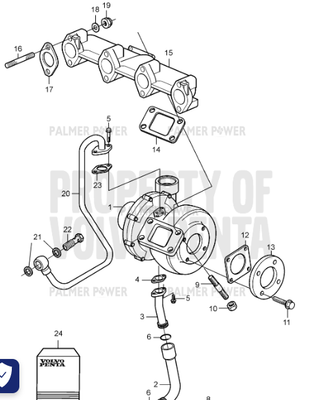 Order VOLVO PENTA 3802131 Turbocharger