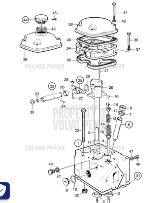 Order VOLVO PENTA 3803500 Cylinder Head