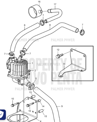 Order VOLVO PENTA 3807698 Rubber Collar Order VOLVO PENTA 3807698 Rubber Collar