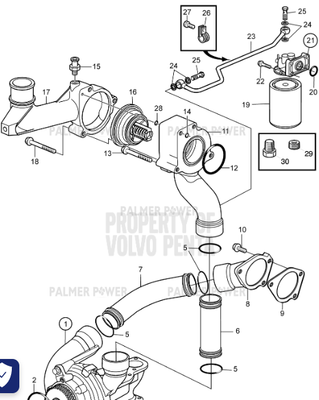 Order VOLVO PENTA 3809576 Thermostat Housing Order VOLVO PENTA 3809576 Thermostat Housing