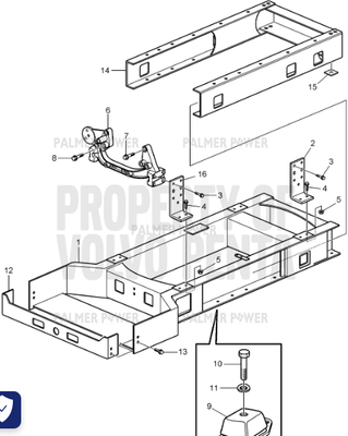 Order VOLVO PENTA 3812095 Cross Member Order VOLVO PENTA 3812095 Cross Member