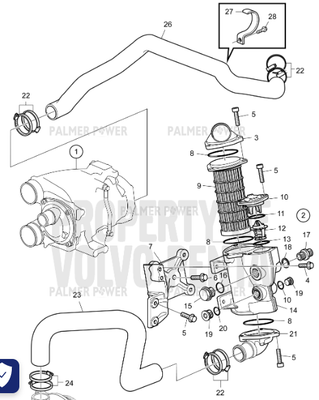 Order VOLVO PENTA 3817251 End Cover