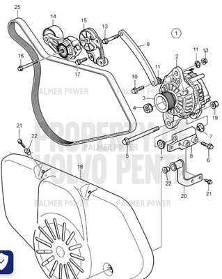 Order VOLVO PENTA 3818185 Bracket