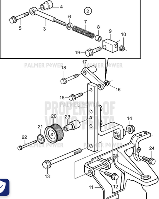 Order VOLVO PENTA 3818375 Belt Tensioner