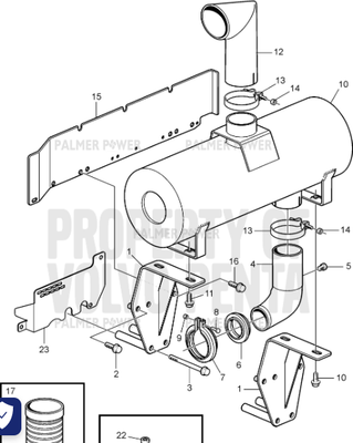 Order VOLVO PENTA 3818518 Radiation Shield