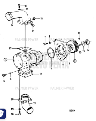 Order VOLVO PENTA 3825716 Gear
