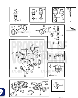 Order VOLVO PENTA 3825810 Tachometer Sensor