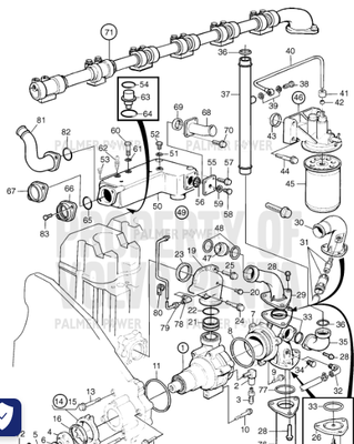 Order VOLVO PENTA 3825917 Flange Connection Order VOLVO PENTA 3825917 Flange Connection