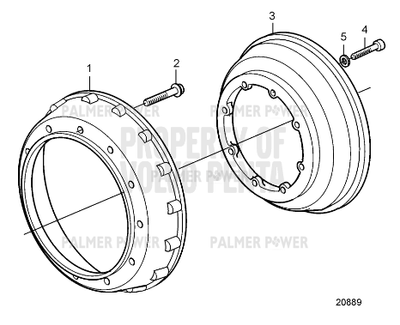 Order VOLVO PENTA 3826138 Adapter | Flywheel Cover Order VOLVO PENTA 3826138 Adapter | Flywheel Cover