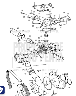 Order VOLVO PENTA 3826304 Water Pipe