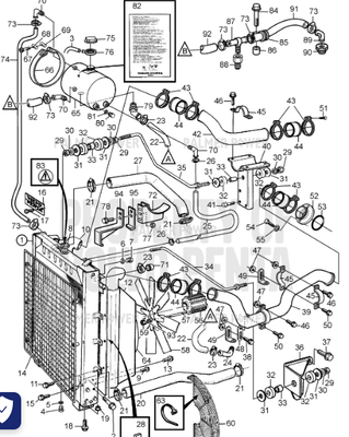 Order VOLVO PENTA 3826438 Charge Air Pipe