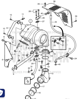 Order VOLVO PENTA 3826600 Coolant Pipe