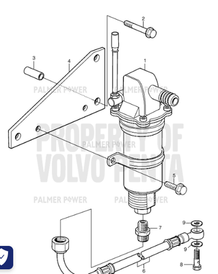 Order VOLVO PENTA 3826892 Bracket